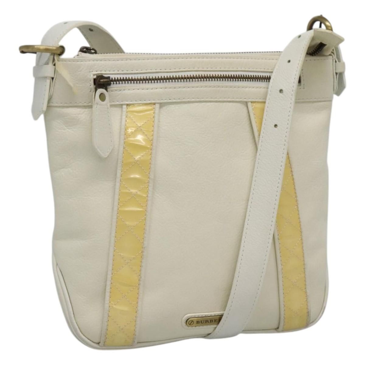 Burberry - Beige Leather Shoulder Bag (Pre-Owned) Size ONE SIZE - 3 Thumbnail