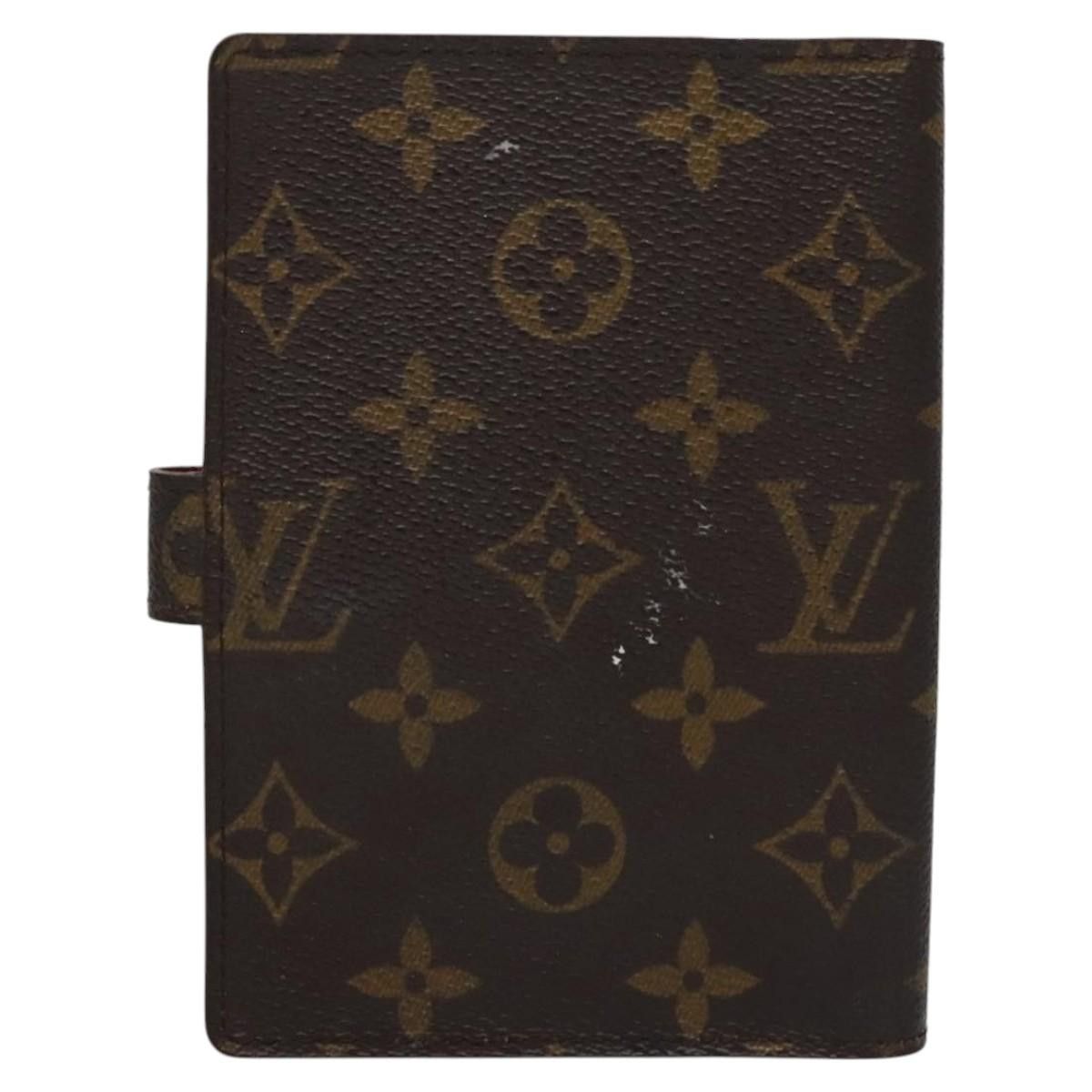 Louis Vuitton Couverture Agenda Fonctionnel Pm Brown Canvas Wallet Size ONE SIZE - 3 Thumbnail