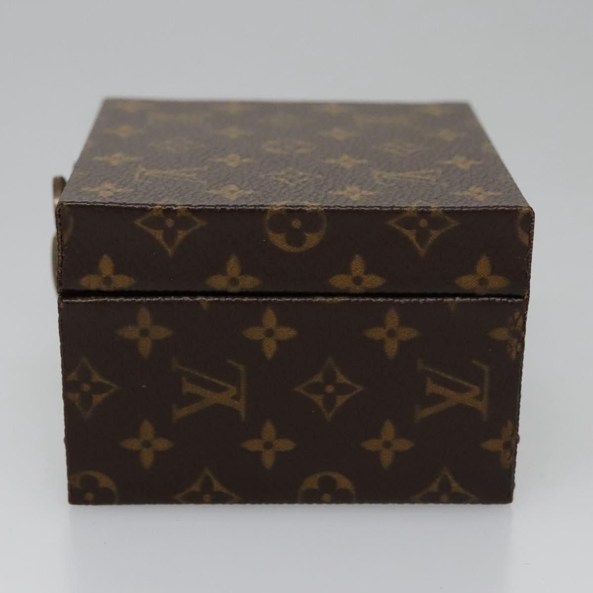 Louis Vuitton Jewelry Case Brown Canvas Clutch Bag (Pre-Owned) Size ONE SIZE - 4 Thumbnail