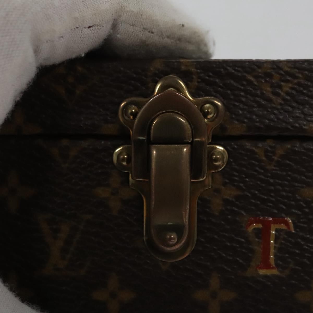 Louis Vuitton Jewelry Case Brown Canvas Clutch Bag (Pre-Owned) Size ONE SIZE - 13 Thumbnail