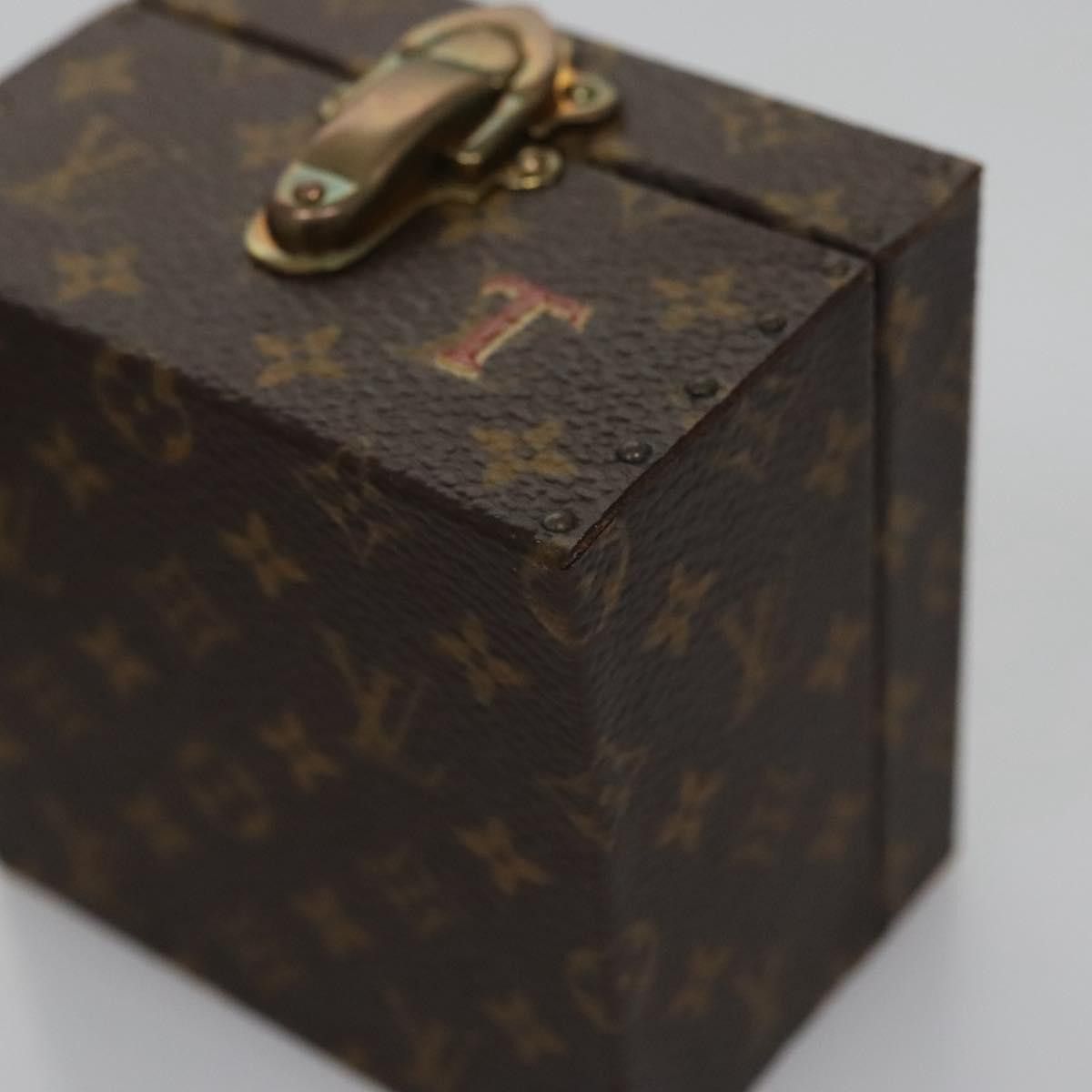 Louis Vuitton Jewelry Case Brown Canvas Clutch Bag (Pre-Owned) Size ONE SIZE - 9 Thumbnail
