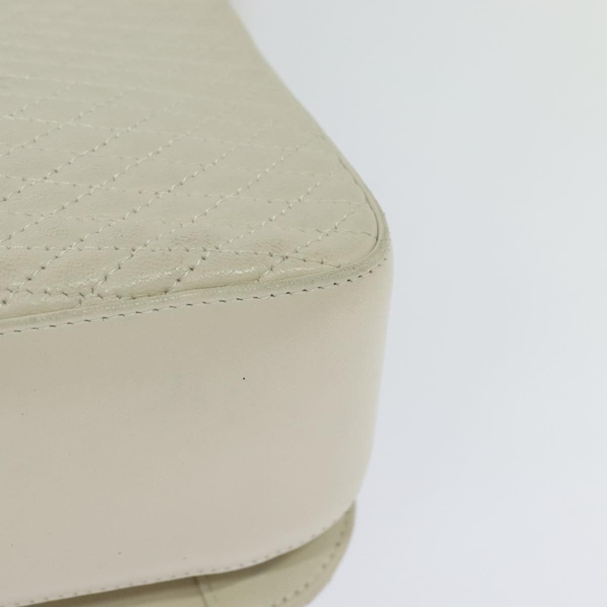 Bally Quilted Beige Leather Shoulder Bag (Pre-Owned) Size ONE SIZE - 13 Thumbnail