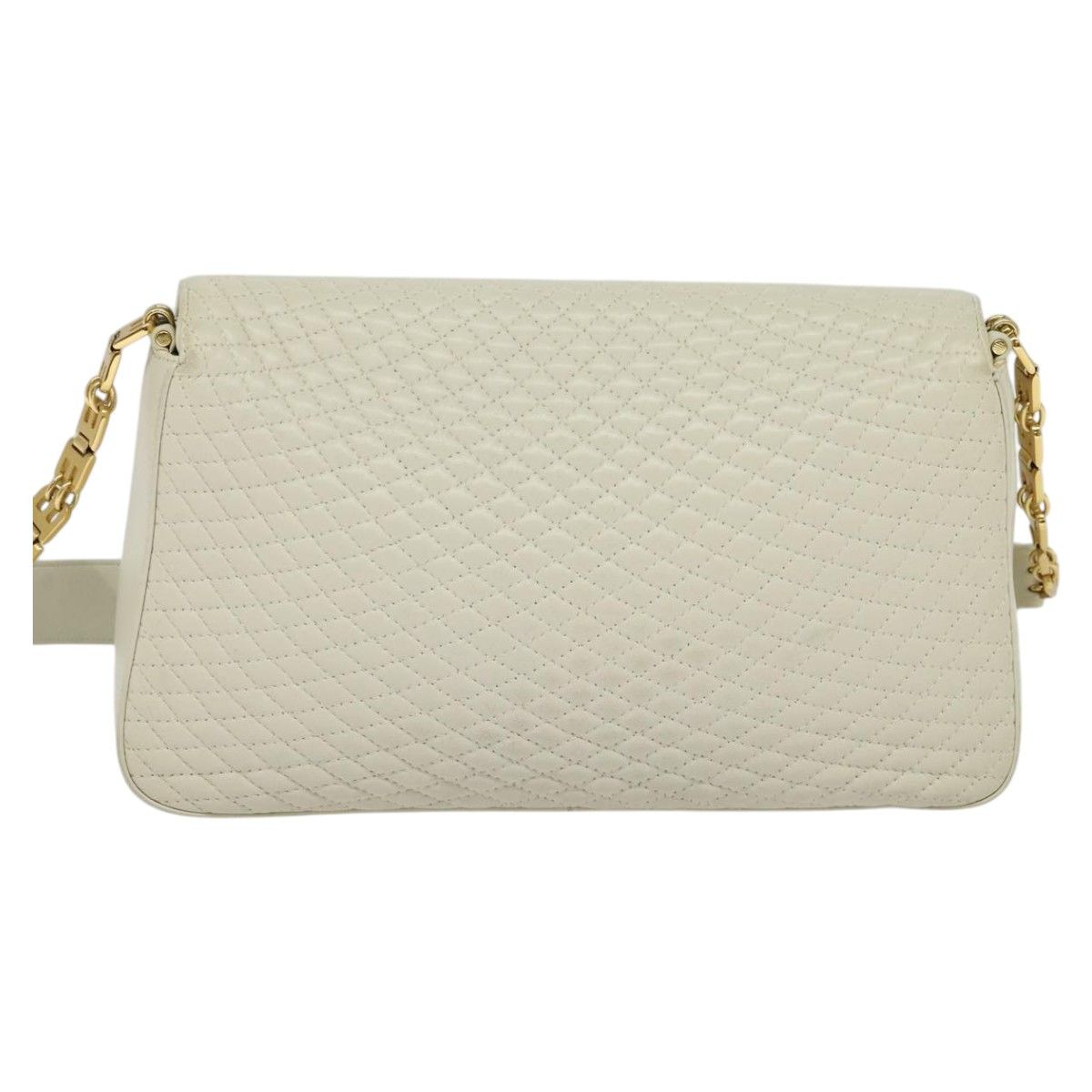 Bally Quilted Beige Leather Shoulder Bag (Pre-Owned) Size ONE SIZE - 2 Thumbnail