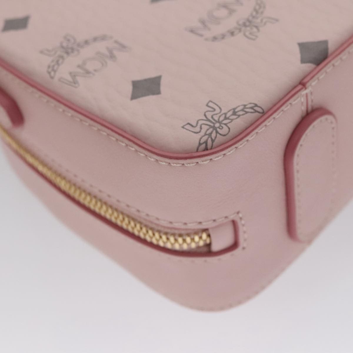 MCM Visetos Pink Canvas Handbag (Pre-Owned) Size ONE SIZE - 9 Thumbnail
