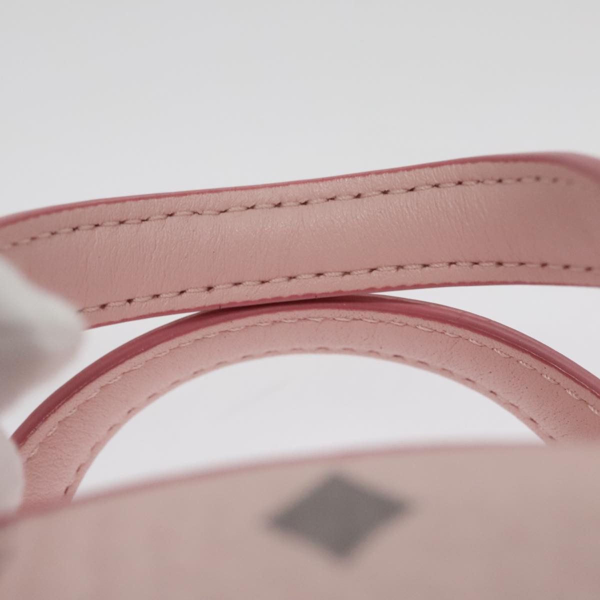 MCM Visetos Pink Canvas Handbag (Pre-Owned) Size ONE SIZE - 6 Thumbnail