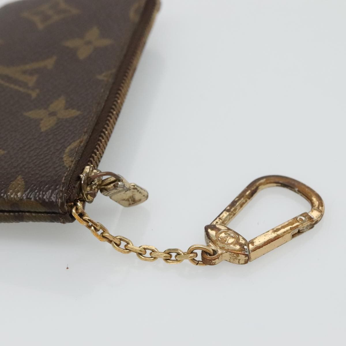 Louis Vuitton Pochette Clés Brown Canvas Wallet (Pre-Owned) Size ONE SIZE - 7 Thumbnail