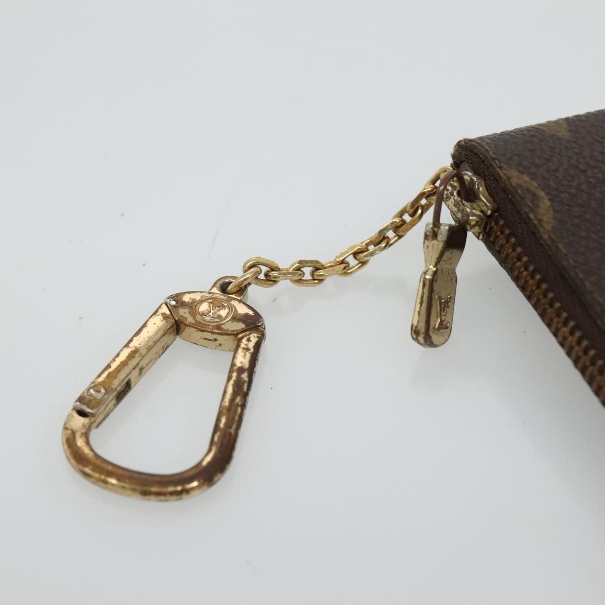 Louis Vuitton Pochette Clés Brown Canvas Wallet (Pre-Owned) Size ONE SIZE - 8 Thumbnail
