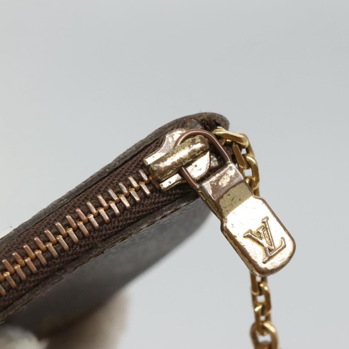 Louis Vuitton Pochette Clés Brown Canvas Wallet (Pre-Owned) Size ONE SIZE - 14 Thumbnail