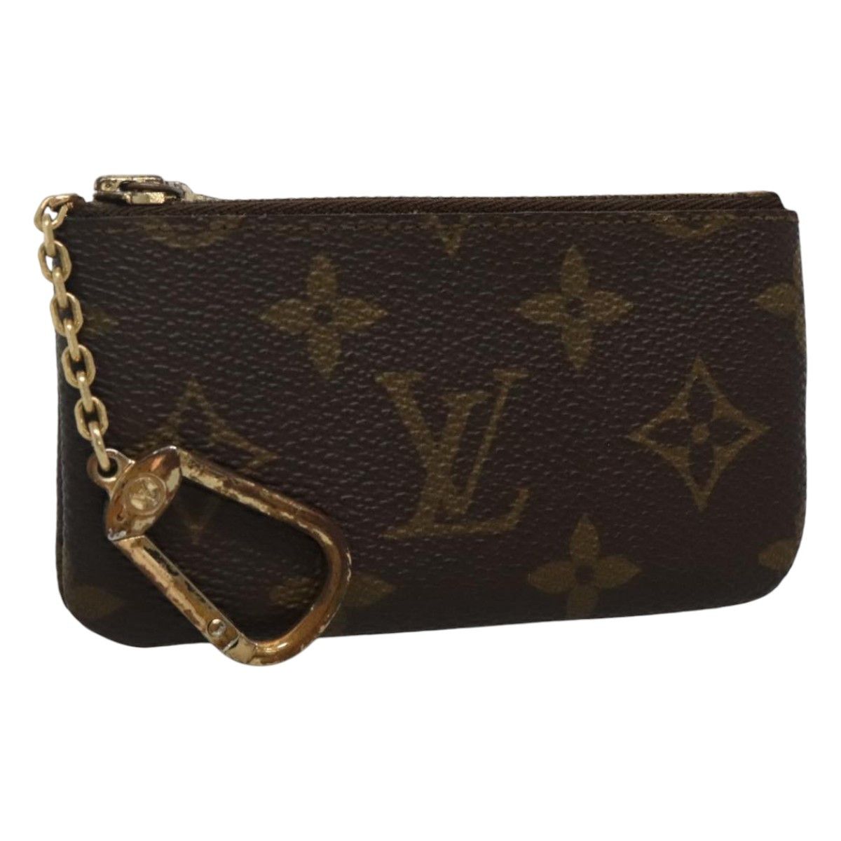 Louis Vuitton Pochette Clés Brown Canvas Wallet (Pre-Owned) Size ONE SIZE - 3 Thumbnail