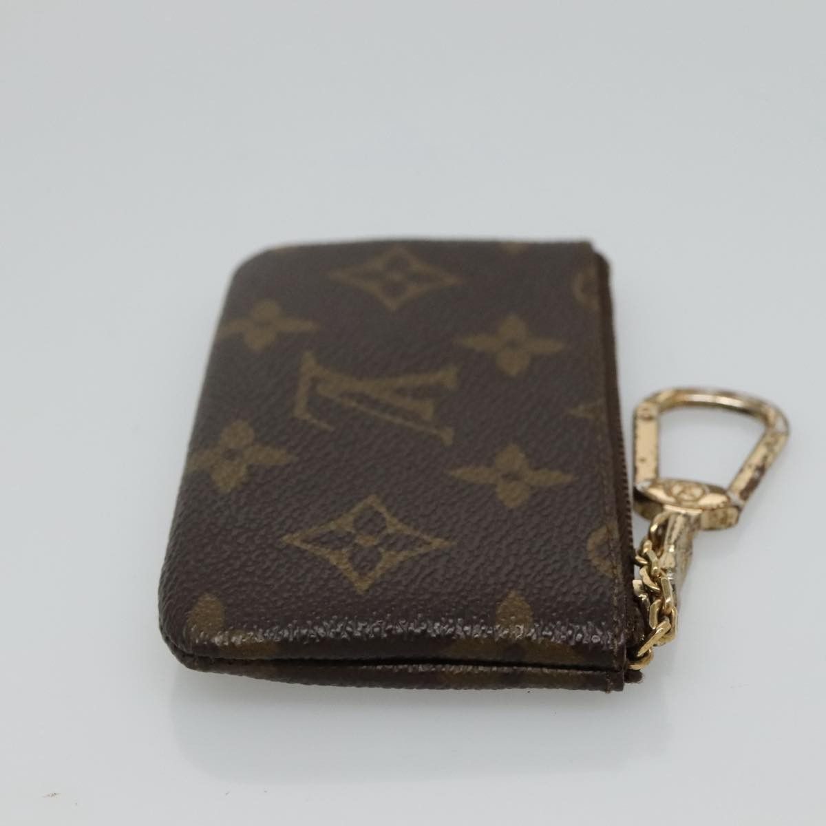 Louis Vuitton Pochette Clés Brown Canvas Wallet (Pre-Owned) Size ONE SIZE - 4 Thumbnail