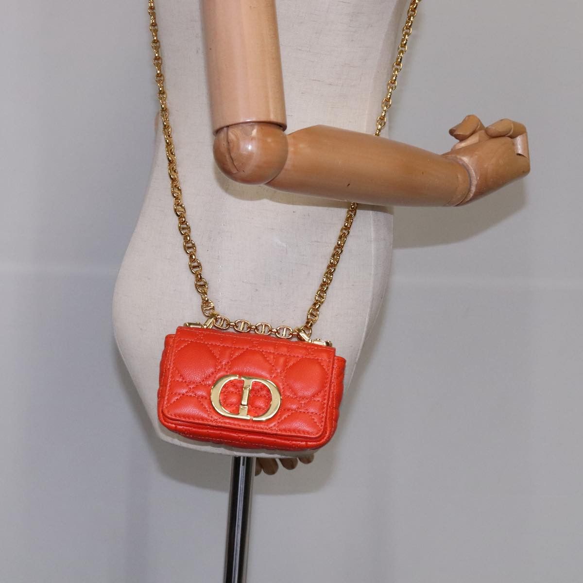 Dior Orange Leather Shoulder Bag (Pre-Owned) Size ONE SIZE - 15 Thumbnail
