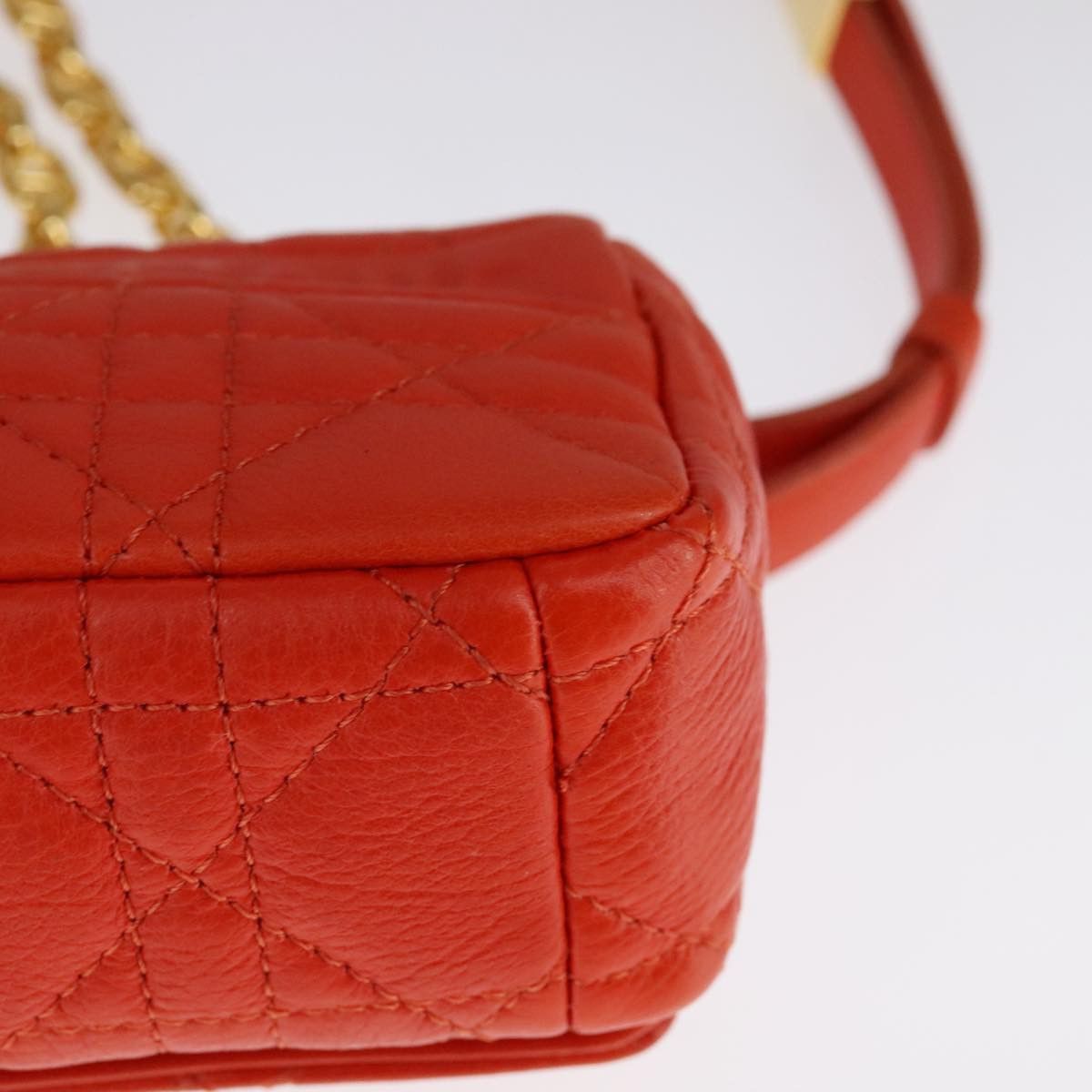 Dior Orange Leather Shoulder Bag (Pre-Owned) Size ONE SIZE - 10 Thumbnail
