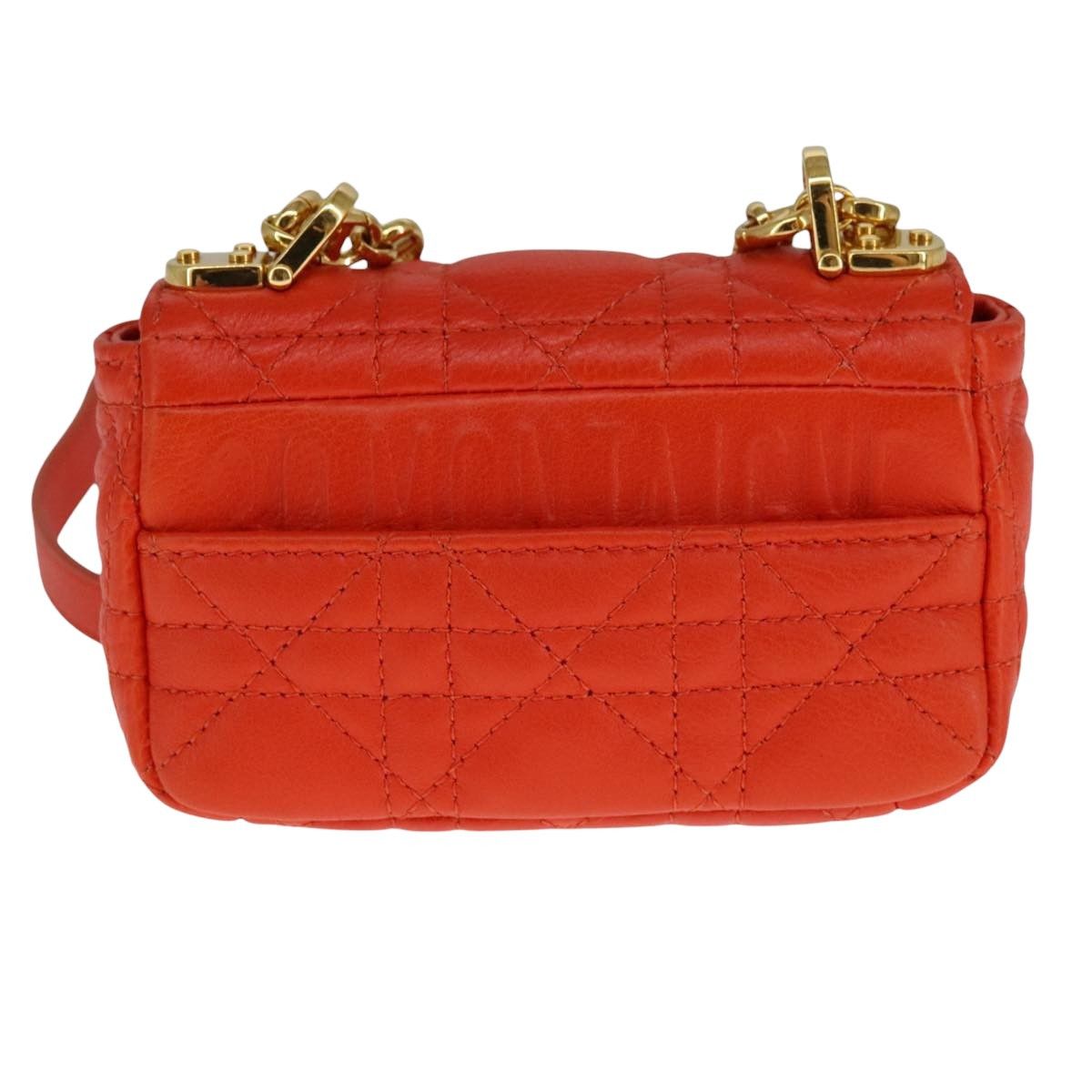 Dior Orange Leather Shoulder Bag (Pre-Owned) Size ONE SIZE - 2 Thumbnail
