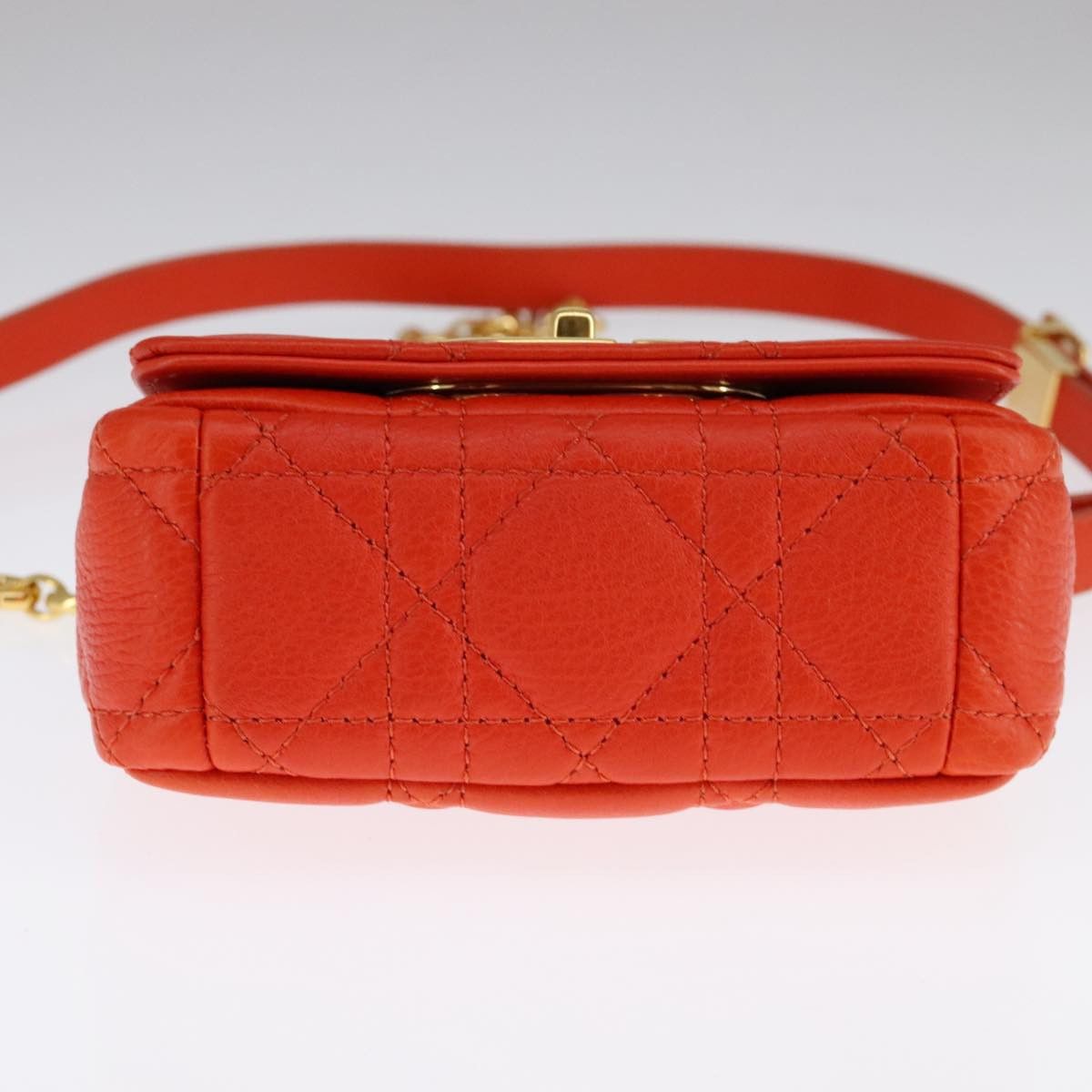 Dior Orange Leather Shoulder Bag (Pre-Owned) Size ONE SIZE - 19 Thumbnail