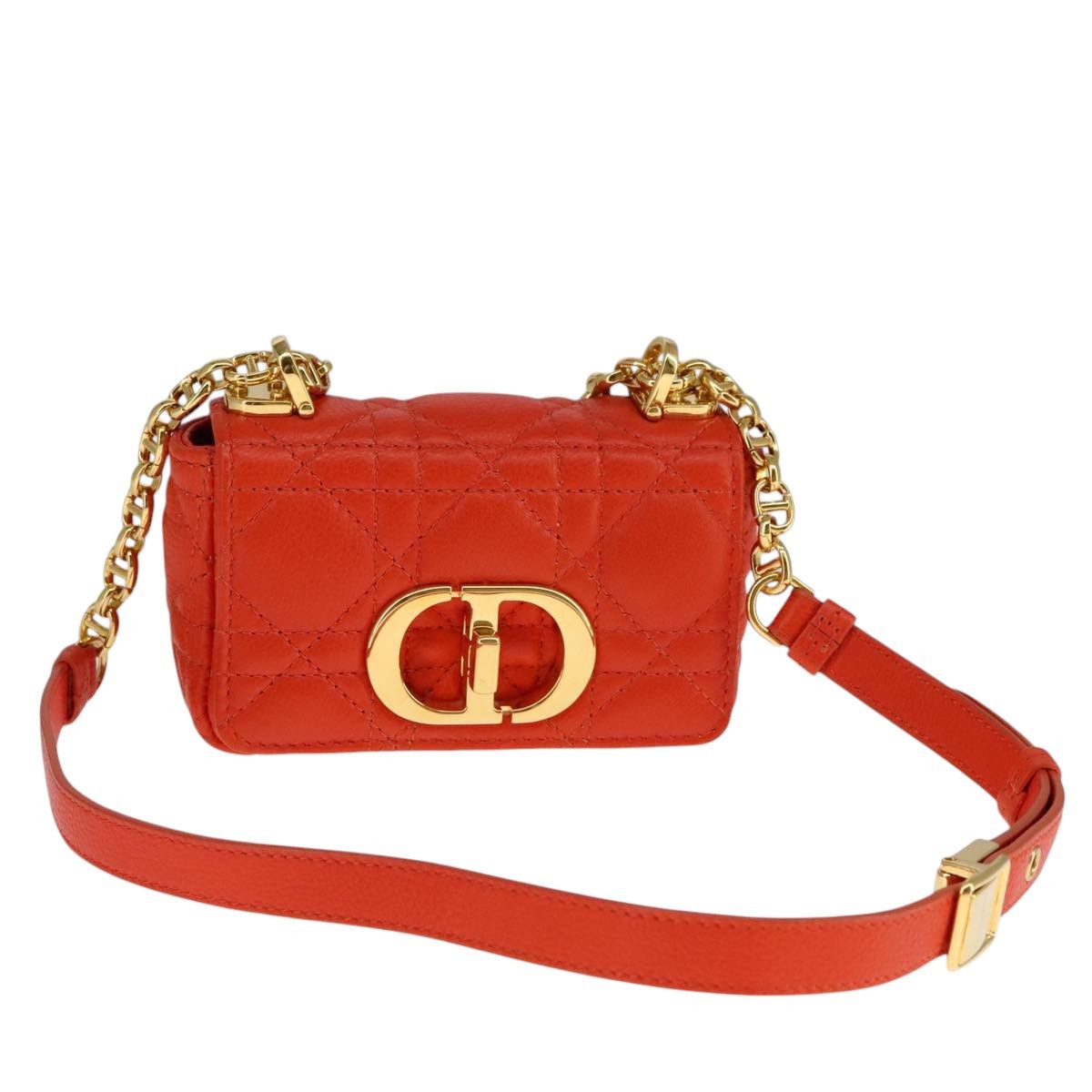 Dior Orange Leather Shoulder Bag (Pre-Owned) Size ONE SIZE - 16 Thumbnail