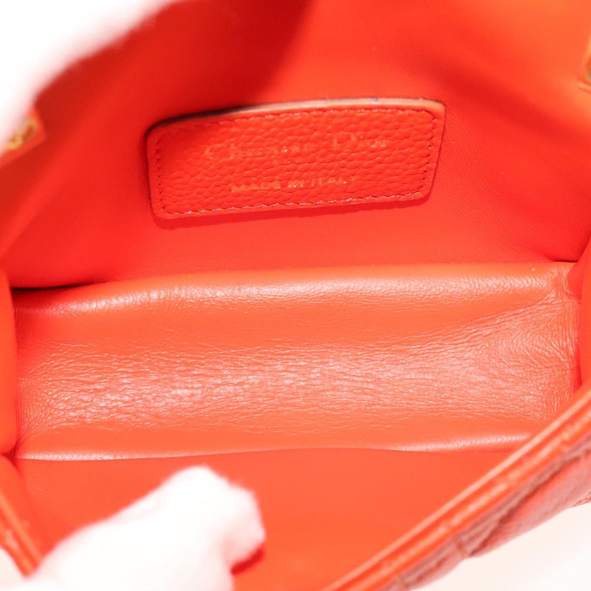 Dior Orange Leather Shoulder Bag (Pre-Owned) Size ONE SIZE - 12 Thumbnail