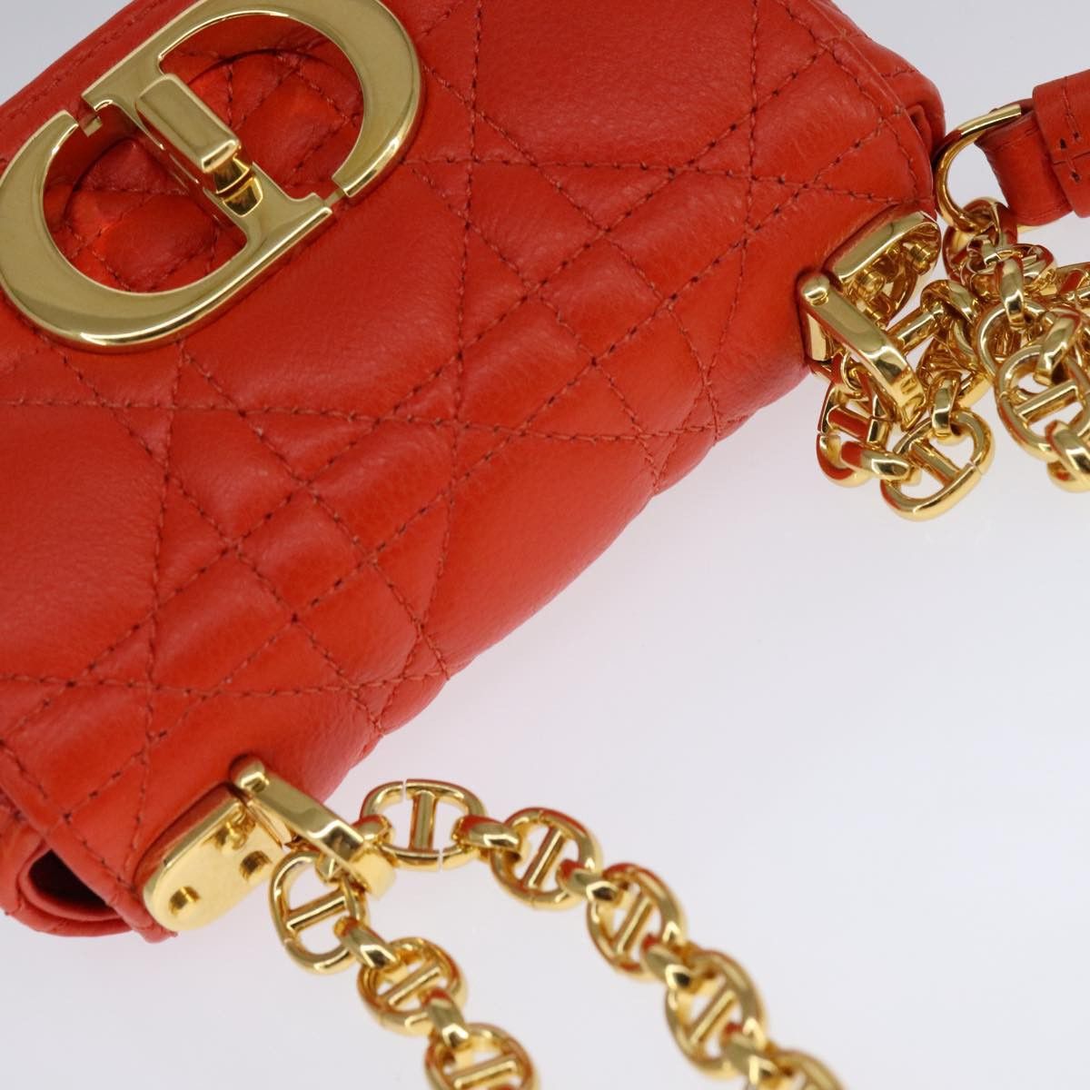Dior Orange Leather Shoulder Bag (Pre-Owned) Size ONE SIZE - 17 Thumbnail