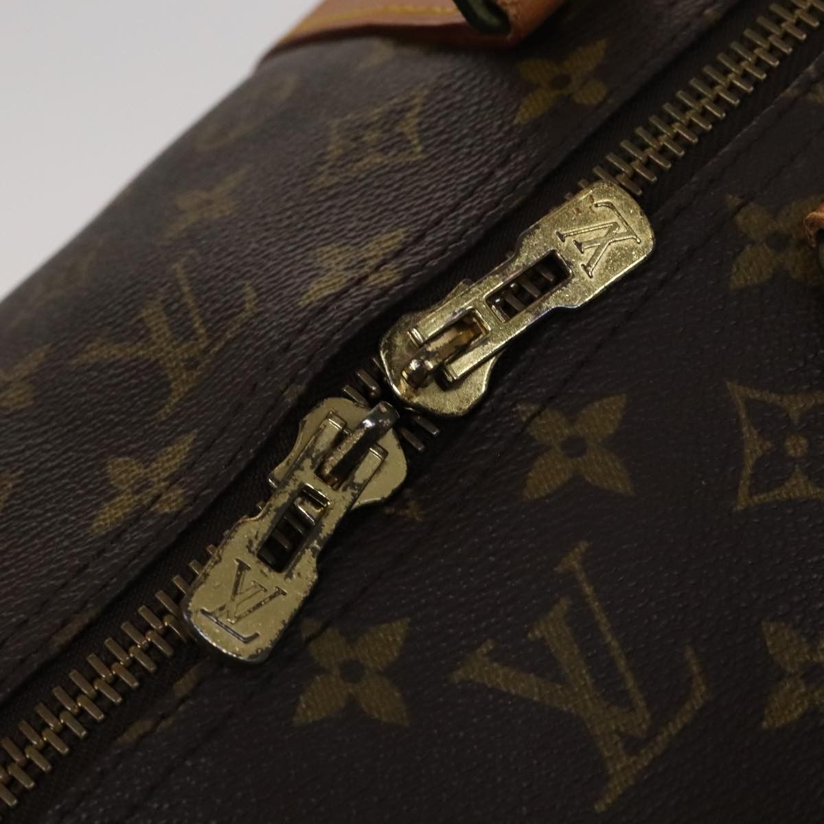 Louis Vuitton Keepall 60 Brown Canvas Travel Bag (Pre-Owned) Size ONE SIZE - 12 Thumbnail