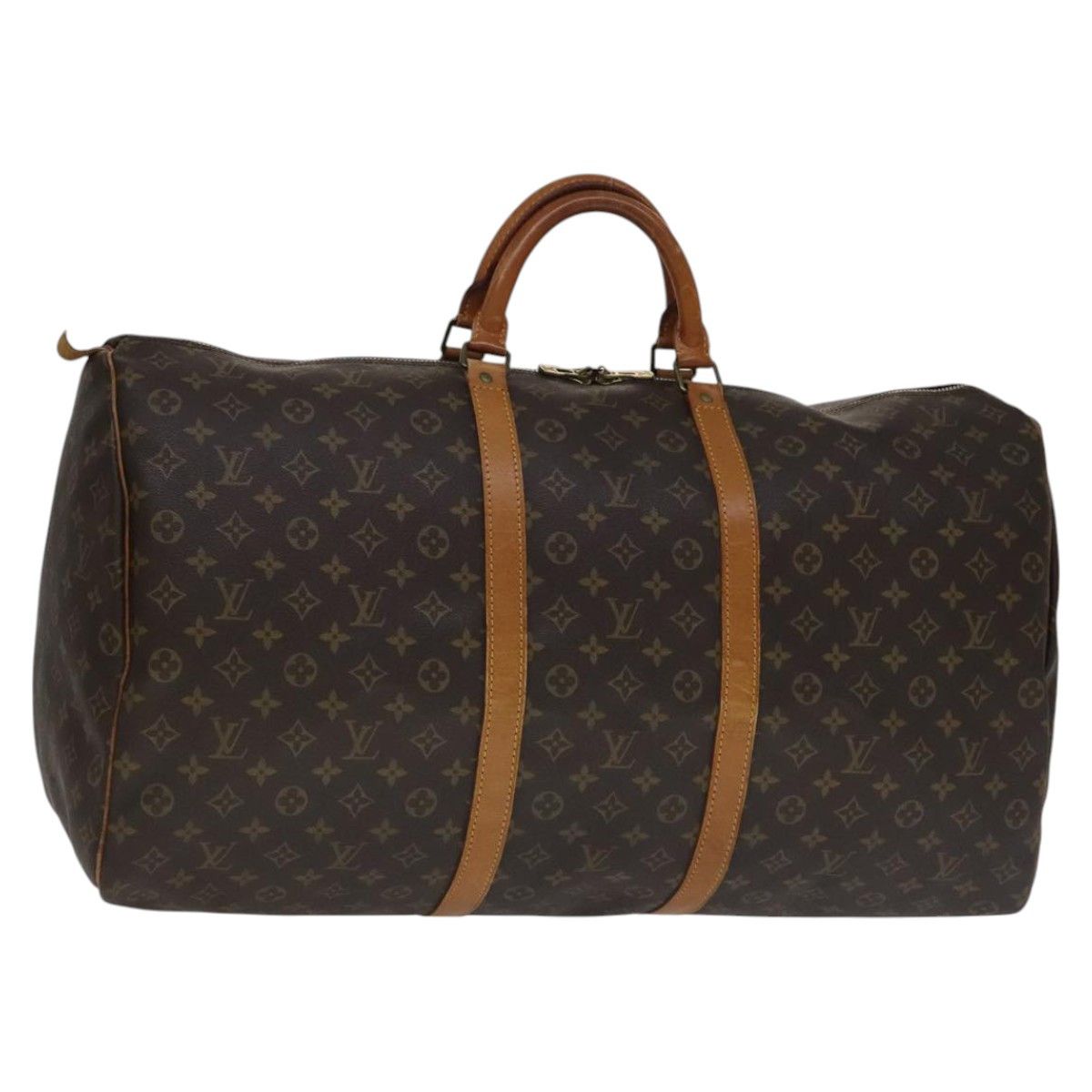 Louis Vuitton Keepall 60 Brown Canvas Travel Bag (Pre-Owned) Size ONE SIZE - 18 Thumbnail