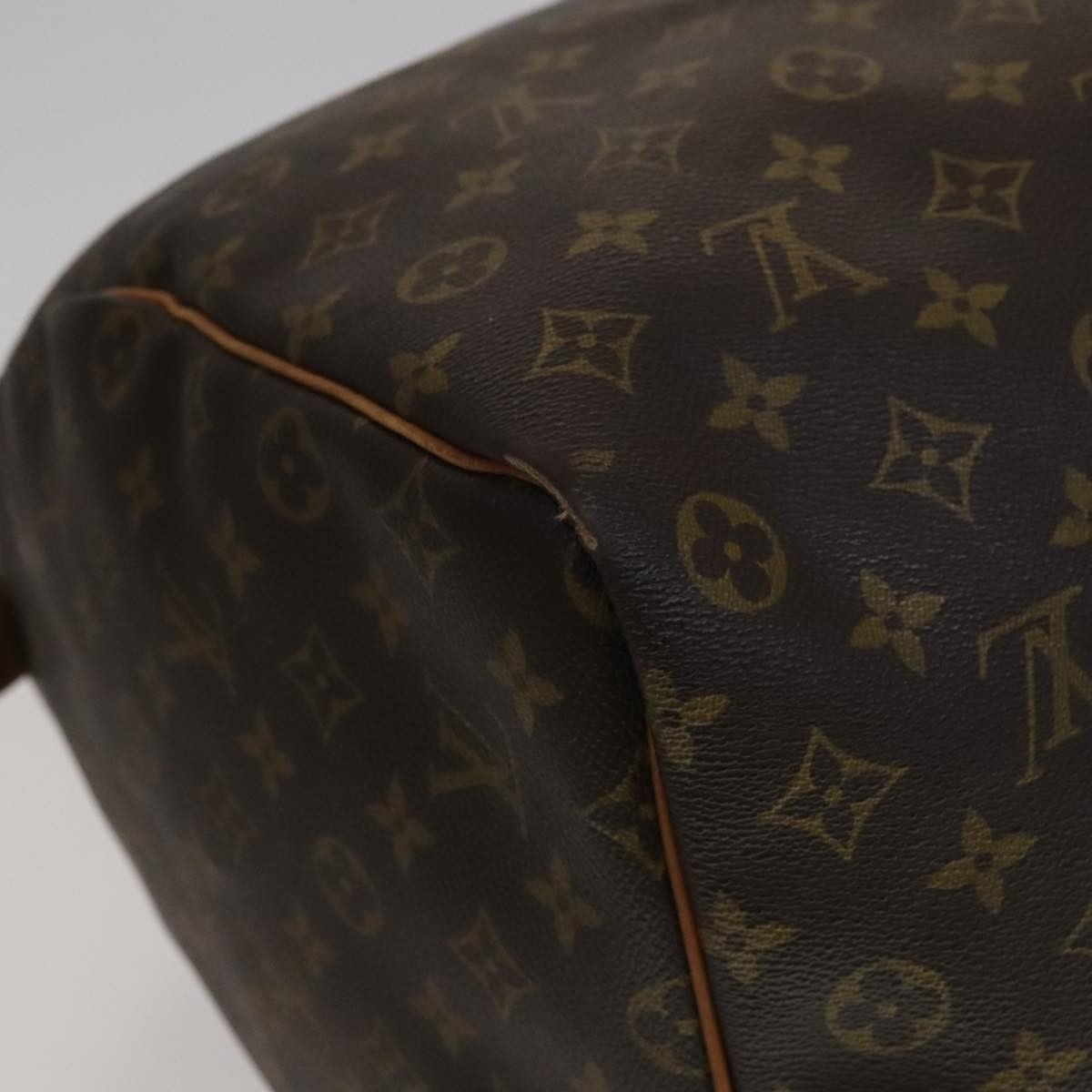 Louis Vuitton Keepall 60 Brown Canvas Travel Bag (Pre-Owned) Size ONE SIZE - 8 Thumbnail