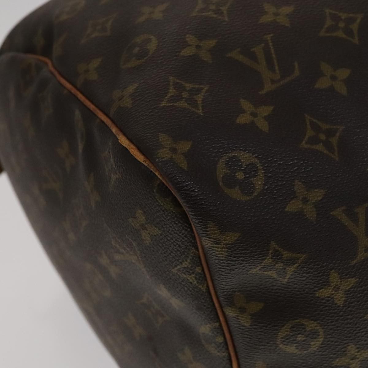 Louis Vuitton Keepall 60 Brown Canvas Travel Bag (Pre-Owned) Size ONE SIZE - 7 Thumbnail
