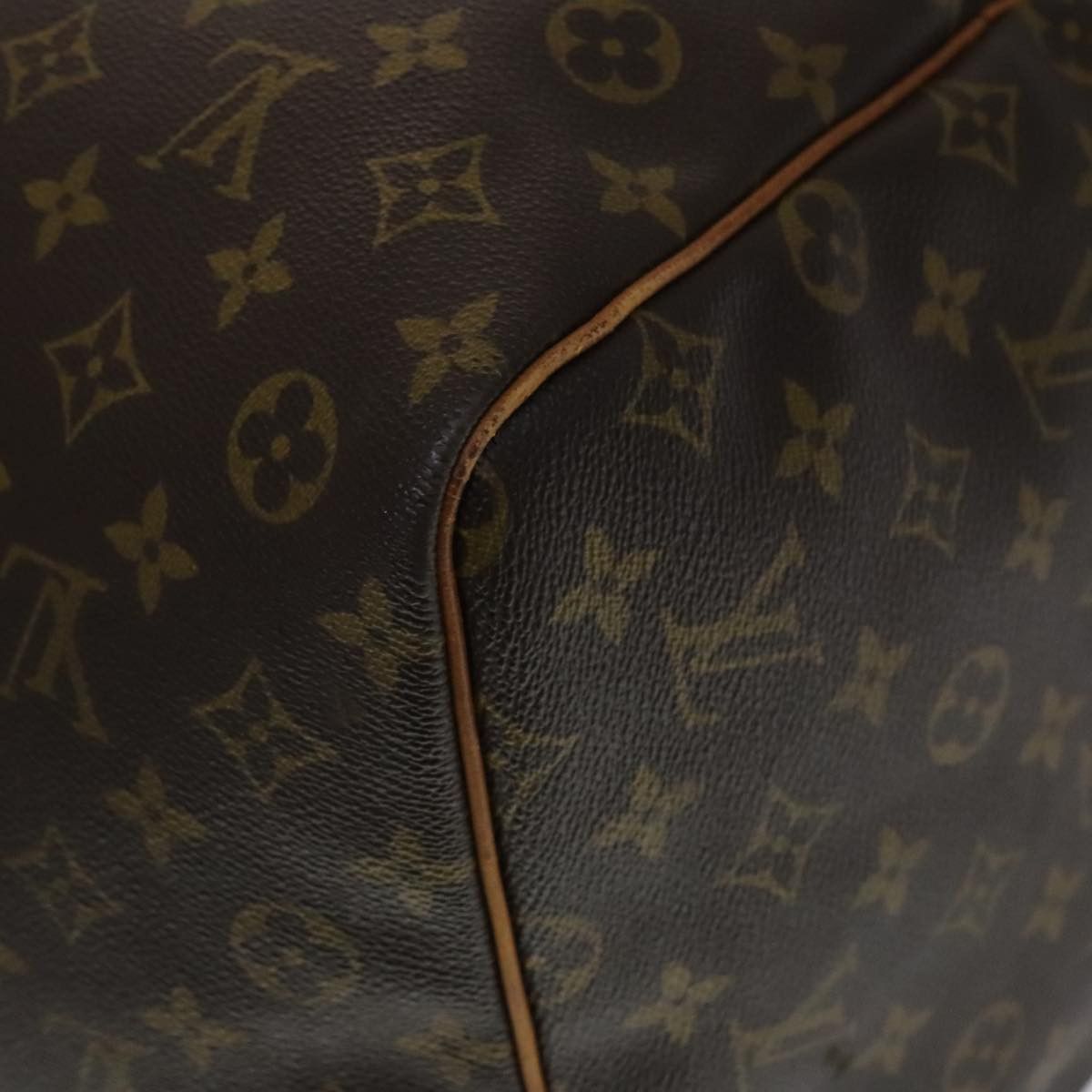 Louis Vuitton Keepall 60 Brown Canvas Travel Bag (Pre-Owned) Size ONE SIZE - 9 Thumbnail