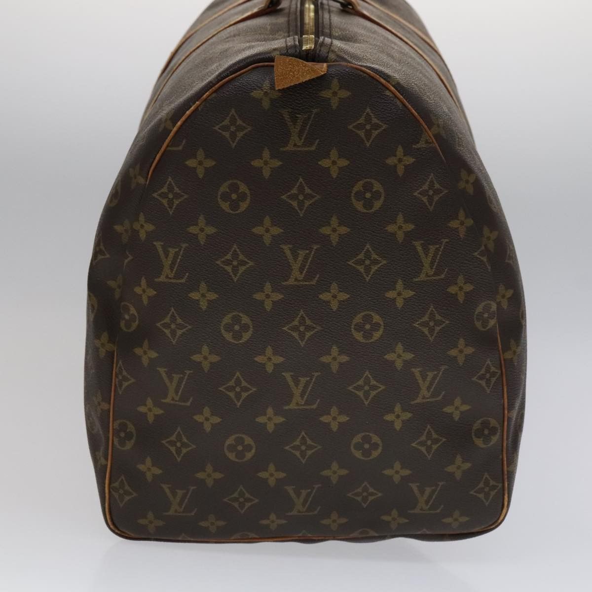Louis Vuitton Keepall 60 Brown Canvas Travel Bag (Pre-Owned) Size ONE SIZE - 4 Thumbnail