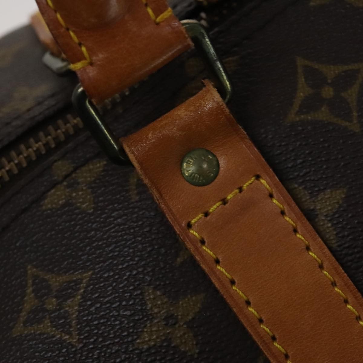 Louis Vuitton Keepall 60 Brown Canvas Travel Bag (Pre-Owned) Size ONE SIZE - 11 Thumbnail