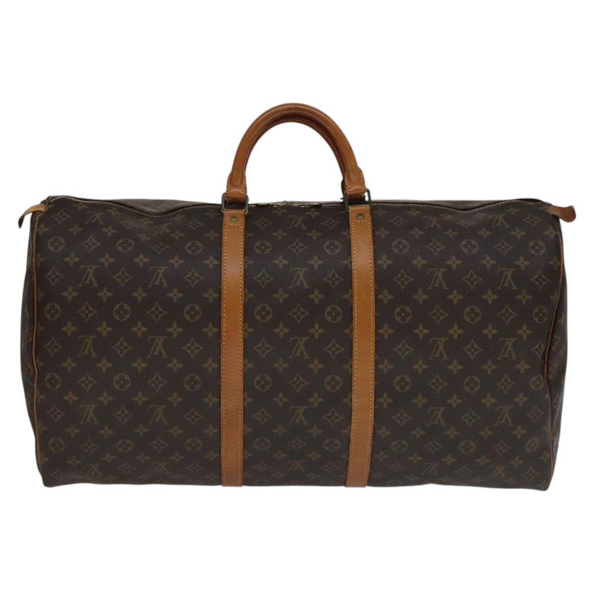 Louis Vuitton Keepall 60 Brown Canvas Travel Bag (Pre-Owned) Size ONE SIZE - 2 Thumbnail