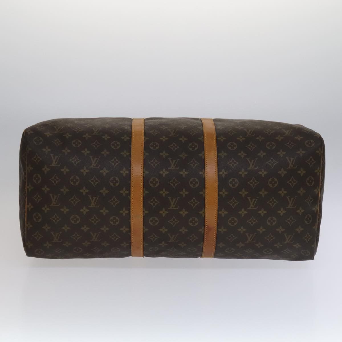 Louis Vuitton Keepall 60 Brown Canvas Travel Bag (Pre-Owned) Size ONE SIZE - 19 Thumbnail