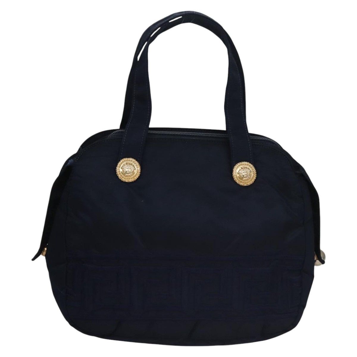 Versace Navy Synthetic Handbag (Pre-Owned) Size ONE SIZE - 2 Thumbnail
