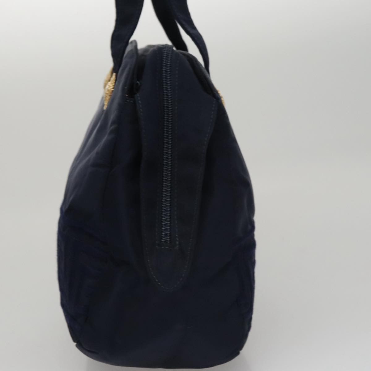 Versace Navy Synthetic Handbag (Pre-Owned) Size ONE SIZE - 3 Thumbnail