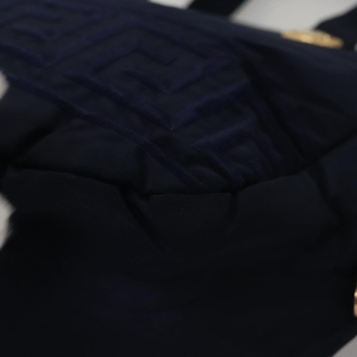 Versace Navy Synthetic Handbag (Pre-Owned) Size ONE SIZE - 8 Thumbnail