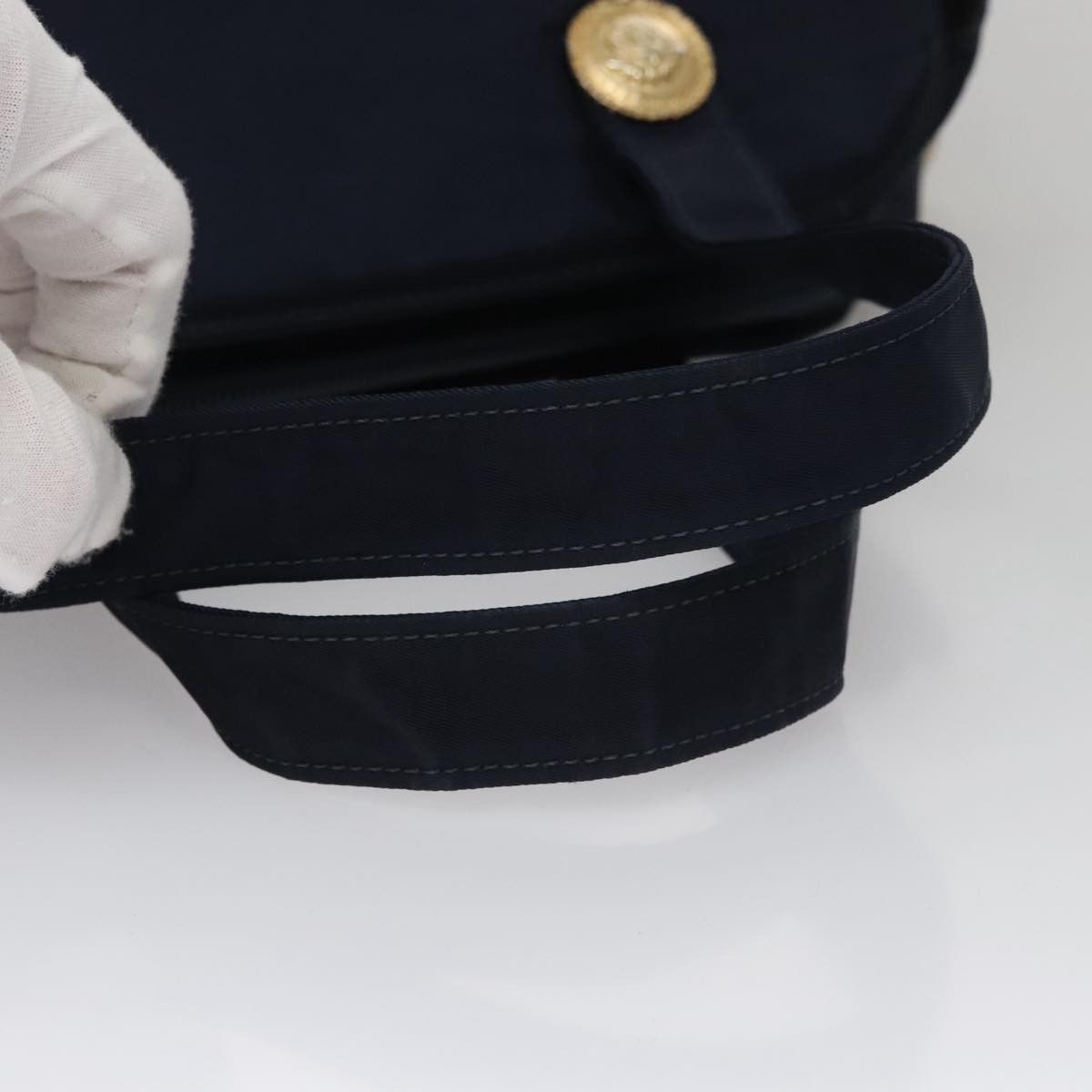 Versace Navy Synthetic Handbag (Pre-Owned) Size ONE SIZE - 5 Thumbnail