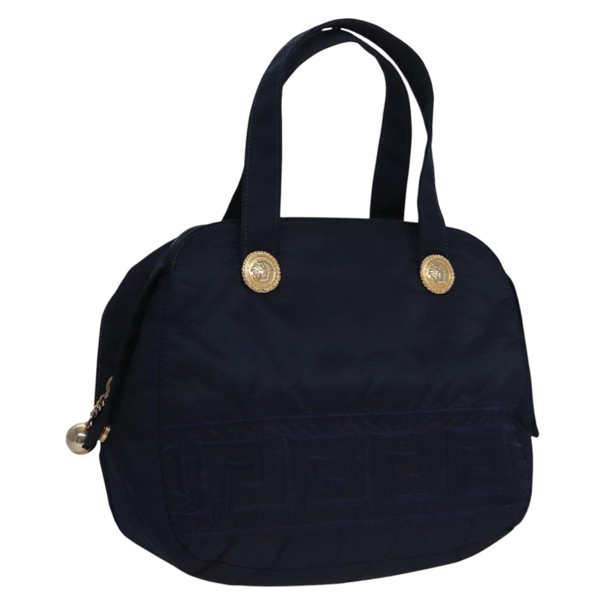 Versace Navy Synthetic Handbag (Pre-Owned) Size ONE SIZE - 17 Thumbnail