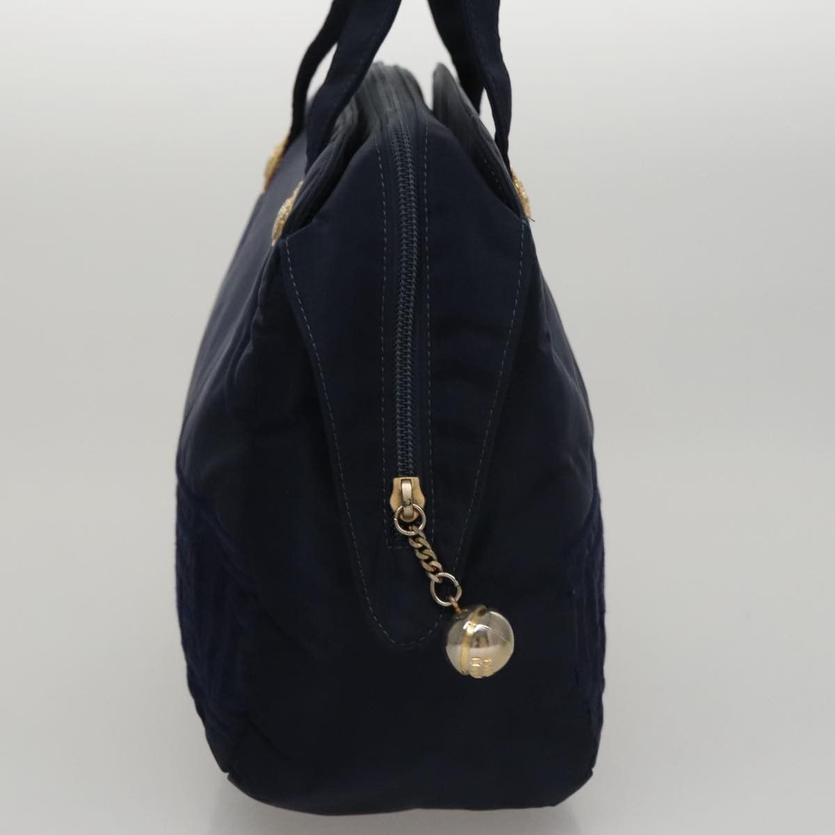 Versace Navy Synthetic Handbag (Pre-Owned) Size ONE SIZE - 4 Thumbnail