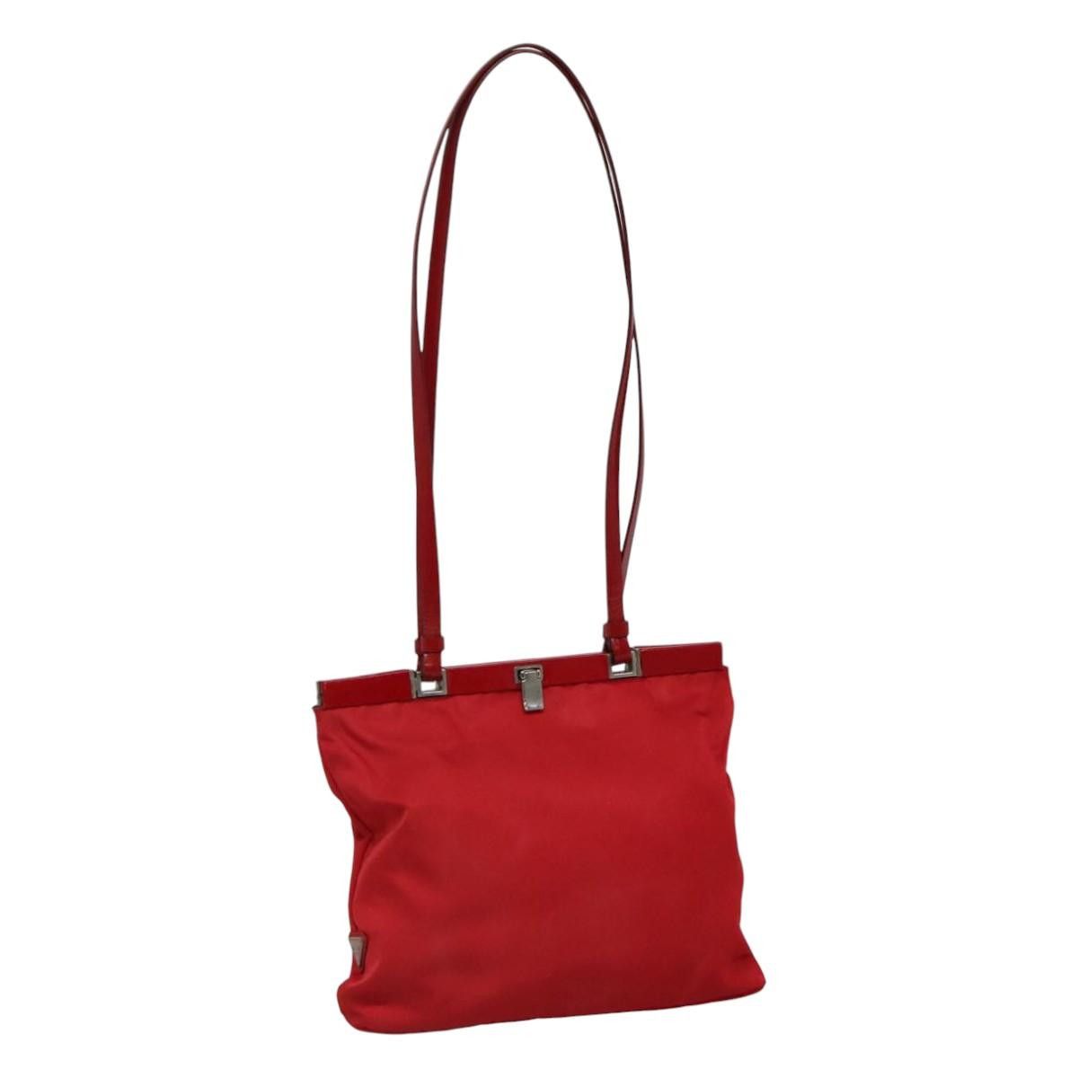 Prada Red Synthetic Shoulder Bag (Pre-Owned) Size ONE SIZE - 20 Thumbnail