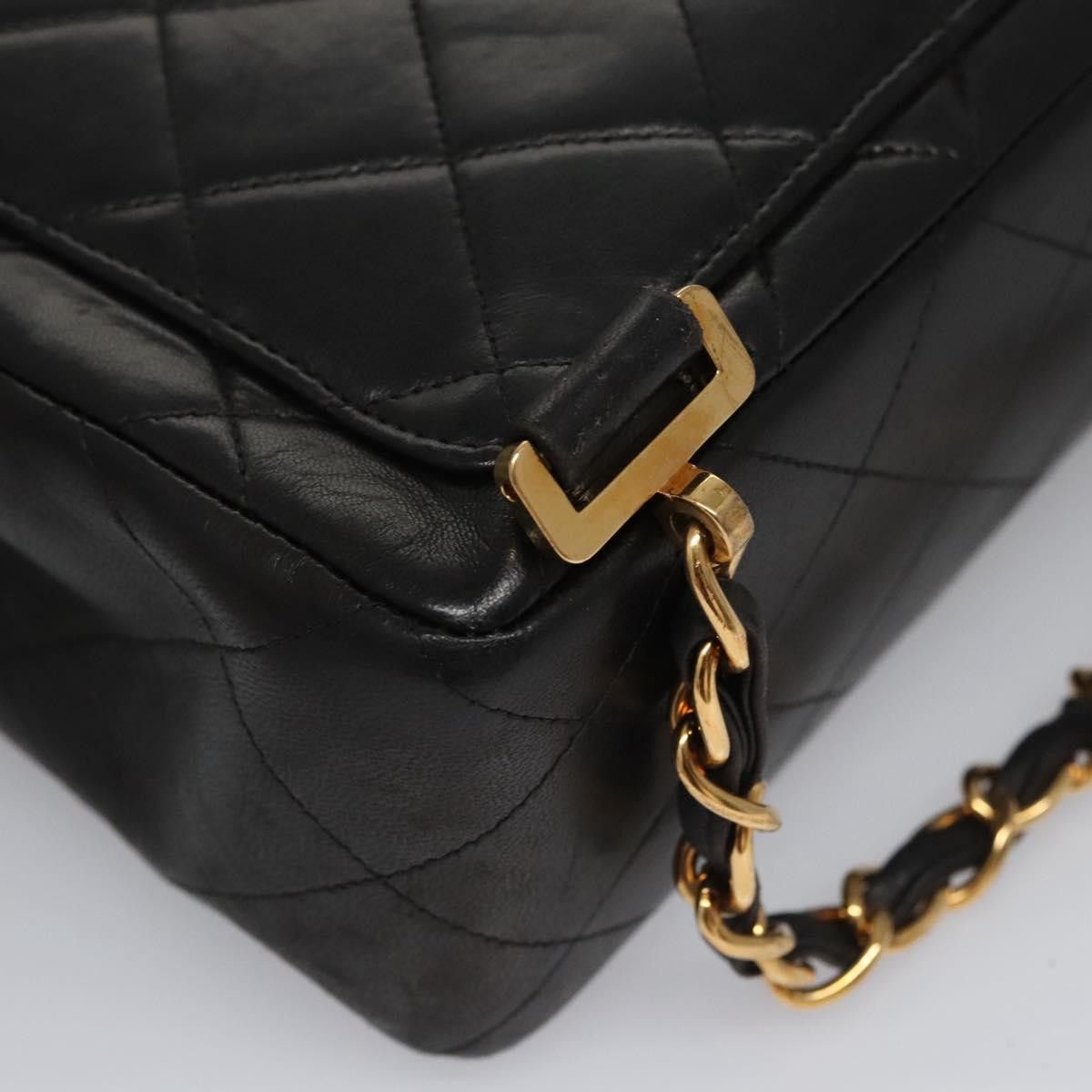 Chanel Single Flap Black Leather Backpack Bag (Pre-Owned) Size ONE SIZE - 13 Thumbnail