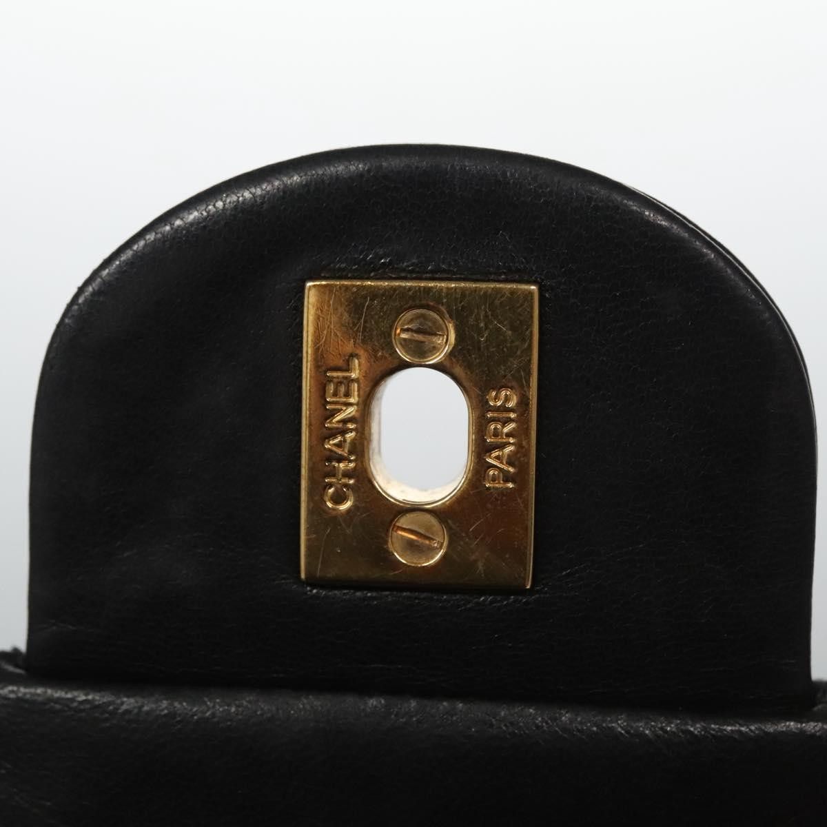 Chanel Single Flap Black Leather Backpack Bag (Pre-Owned) Size ONE SIZE - 20 Thumbnail