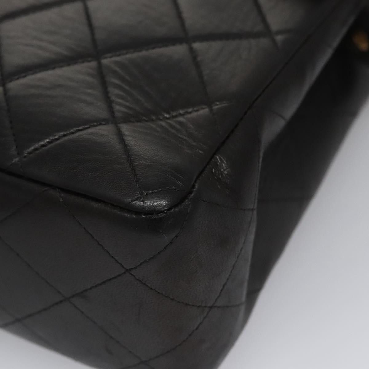 Chanel Single Flap Black Leather Backpack Bag (Pre-Owned) Size ONE SIZE - 12 Thumbnail