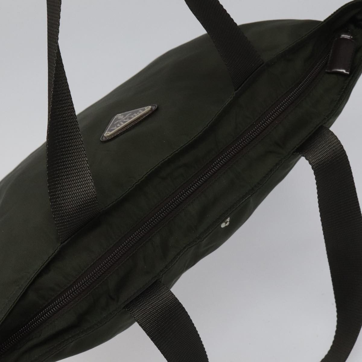 Prada Tessuto Khaki Synthetic Tote Bag (Pre-Owned) Size ONE SIZE - 5 Thumbnail