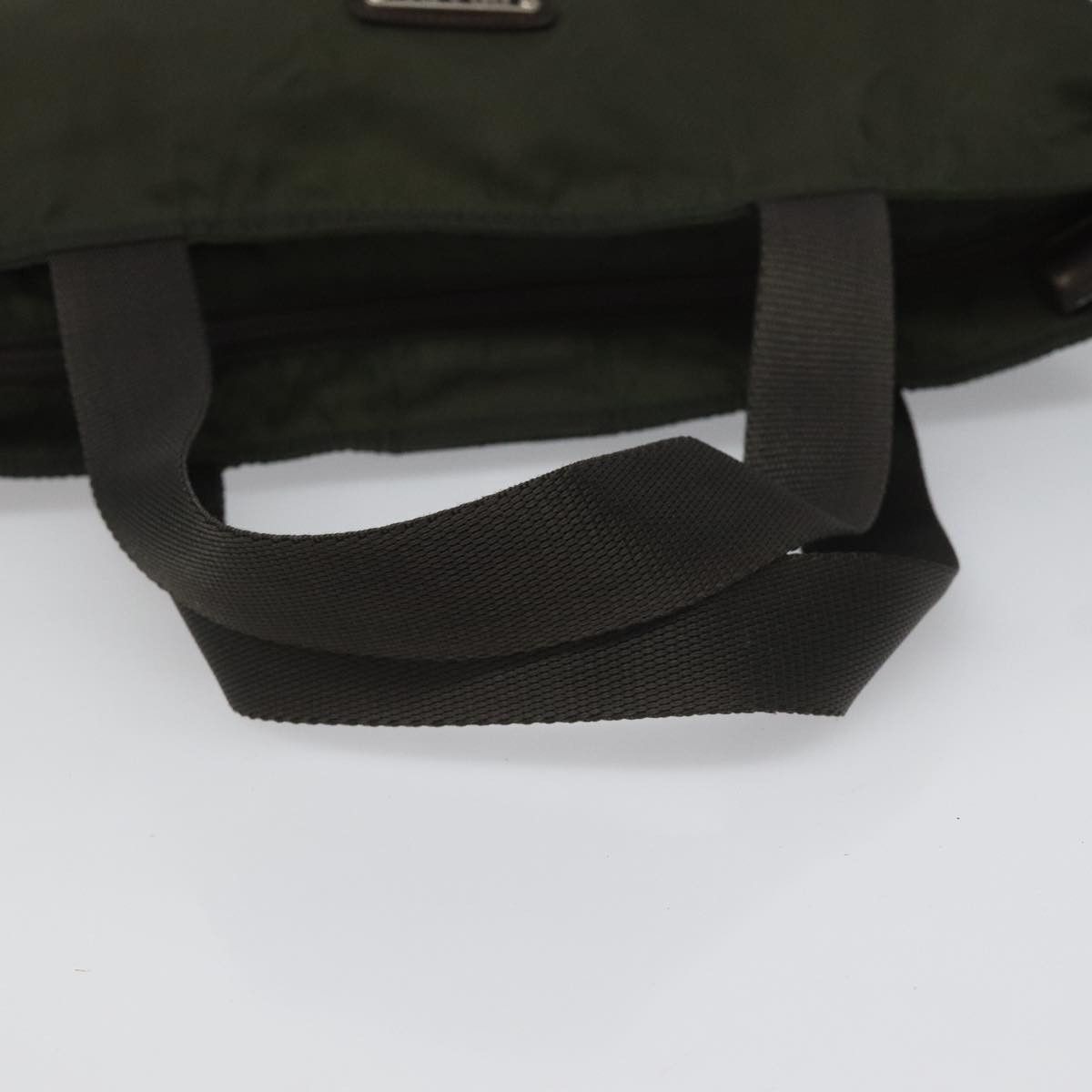 Prada Tessuto Khaki Synthetic Tote Bag (Pre-Owned) Size ONE SIZE - 6 Thumbnail
