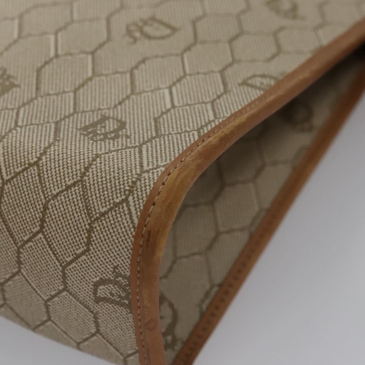 Dior Honeycomb Beige Canvas Clutch Bag (Pre-Owned) Size ONE SIZE - 11 Thumbnail
