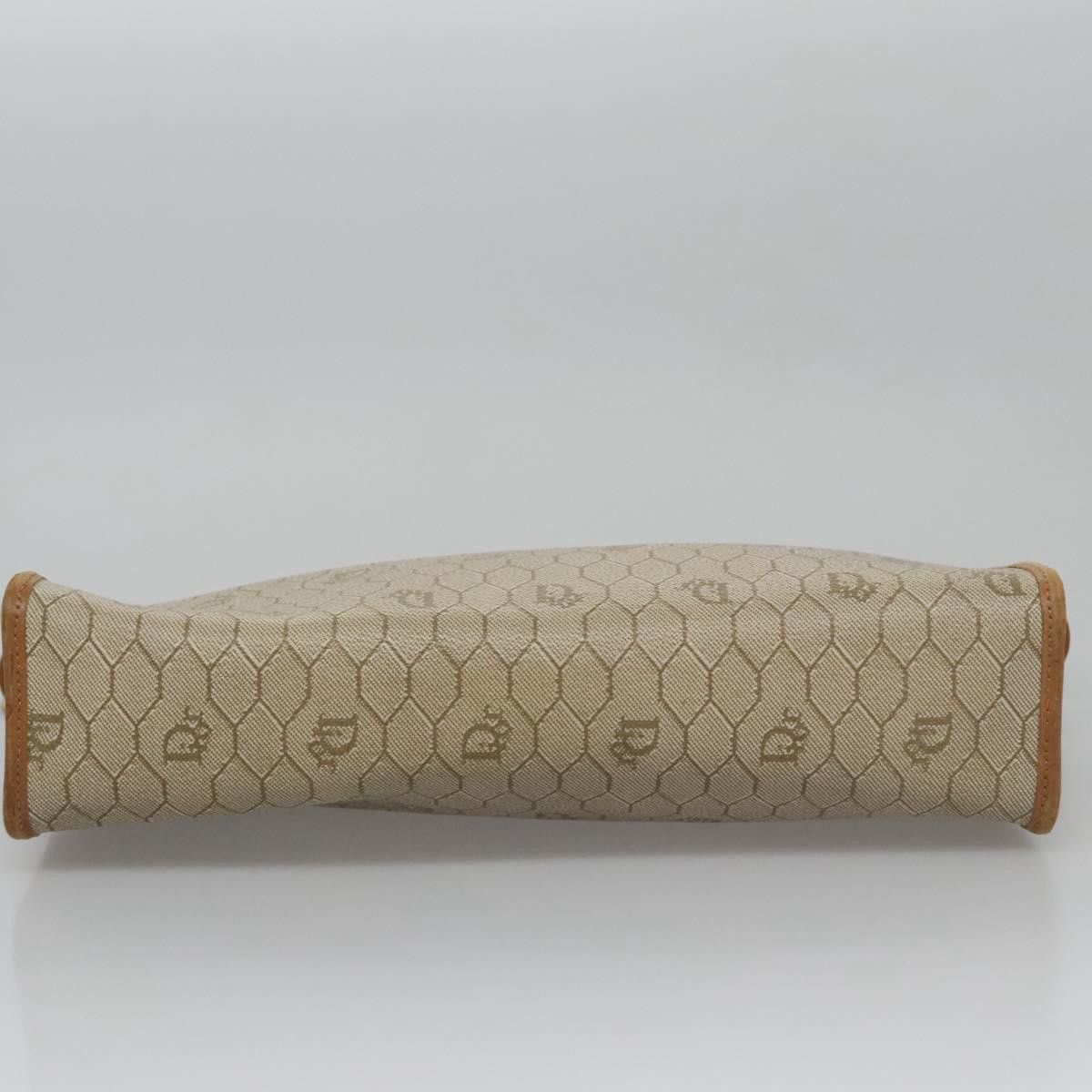 Dior Honeycomb Beige Canvas Clutch Bag (Pre-Owned) Size ONE SIZE - 7 Thumbnail