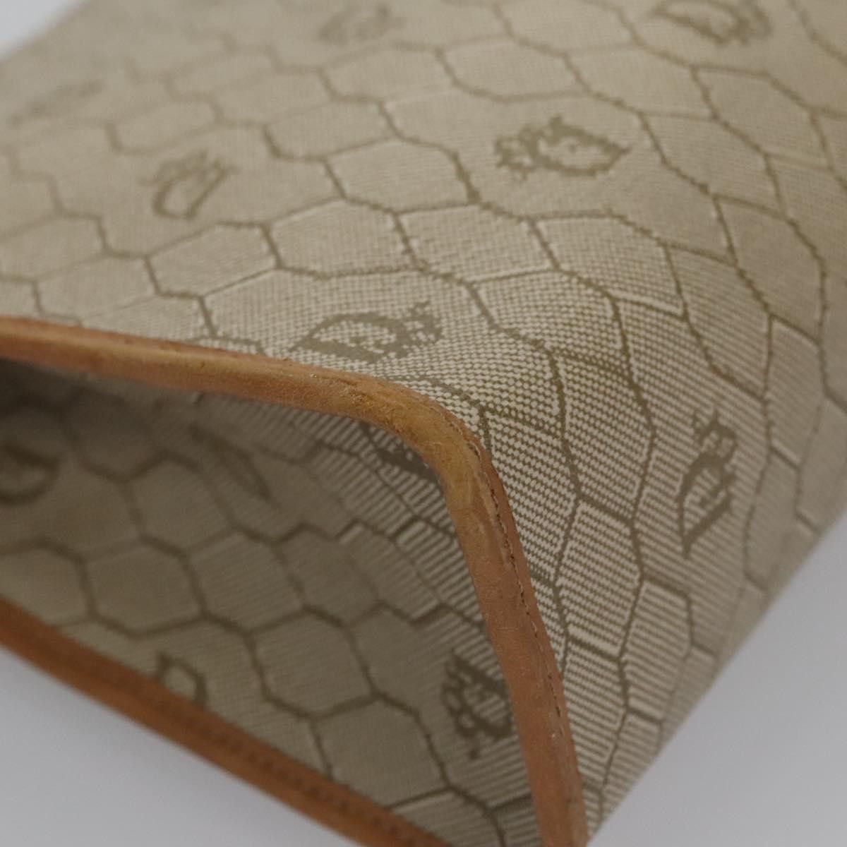 Dior Honeycomb Beige Canvas Clutch Bag (Pre-Owned) Size ONE SIZE - 10 Thumbnail