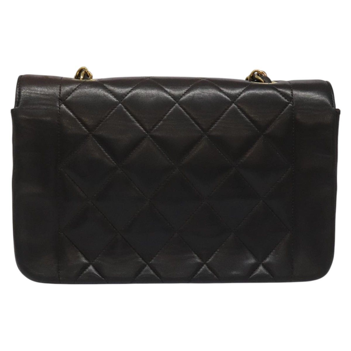 Chanel Diana Black Leather Shoulder Bag (Pre-Owned) Size ONE SIZE - 2 Thumbnail
