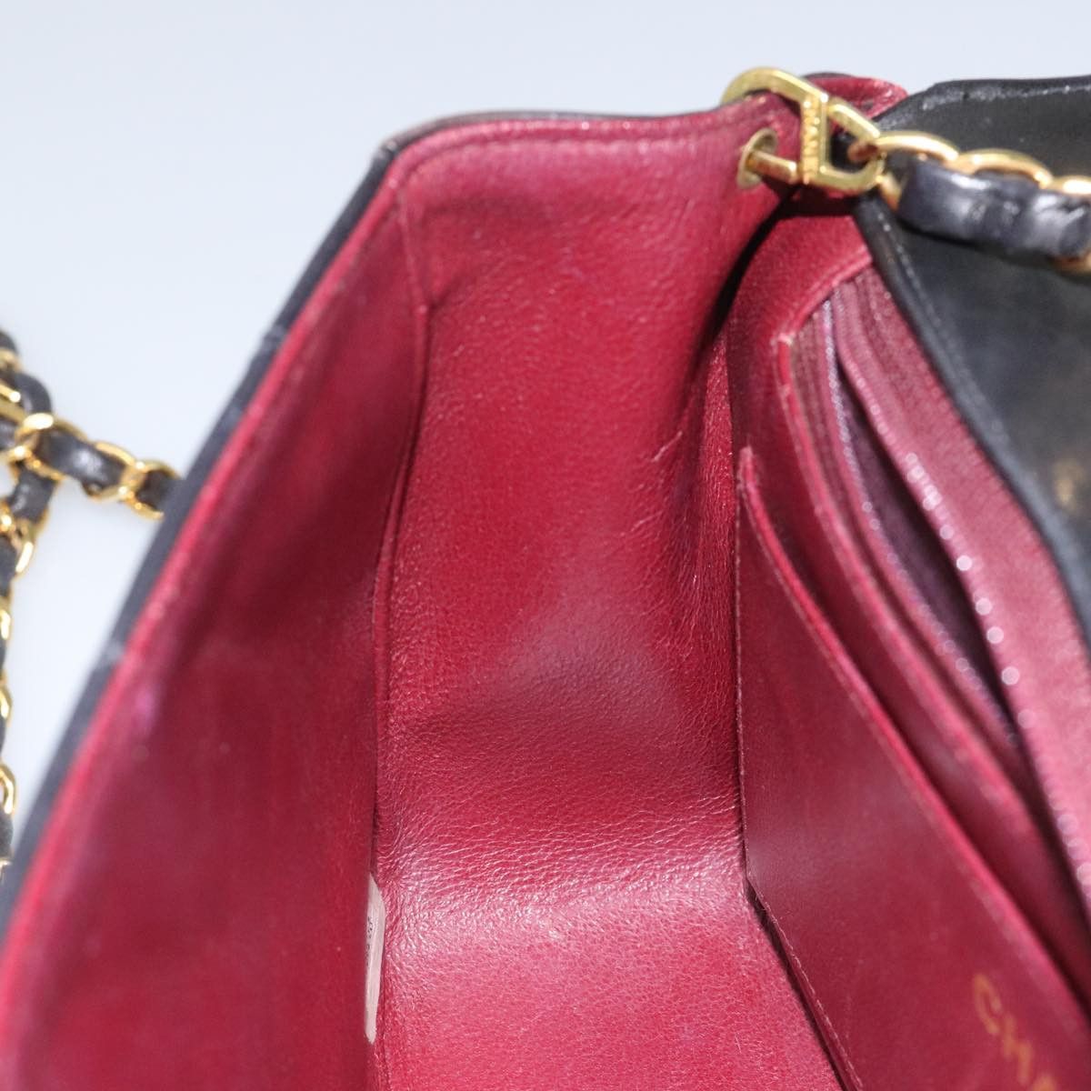 Chanel Diana Black Leather Shoulder Bag (Pre-Owned) Size ONE SIZE - 18 Thumbnail