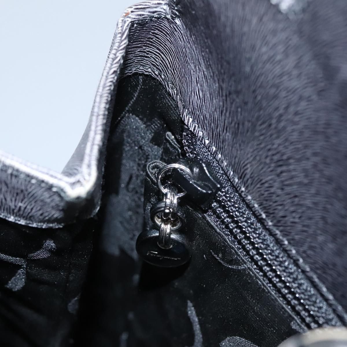 Salvatore Ferragamo Gancini Black Leather Backpack Bag (Pre-Owned) Size ONE SIZE - 19 Thumbnail
