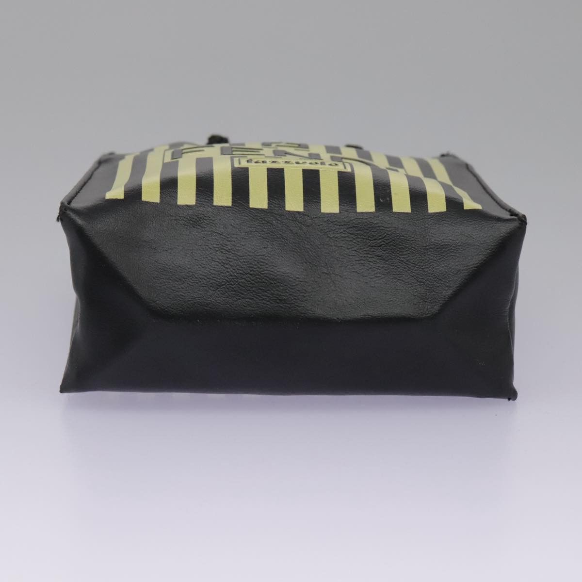 Fendi Ff Black Leather Handbag (Pre-Owned) Size ONE SIZE - 9 Thumbnail
