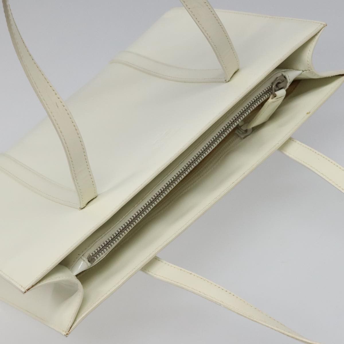 Prada Shopping Beige Patent Leather Shoulder Bag (Pre-Owned) Size ONE SIZE - 6 Thumbnail